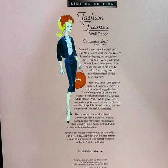 Barbie Fashion Frames Commuter Set Limited Edition 2004 NRFB Comes with COA - Picture 2 of 2